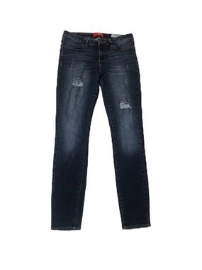 Guess Women's Dark Blue Distressed Skinny Jeans size 31
